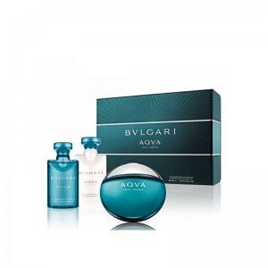 Set pentru bărbați Bvlgari AQVA - Apă de toaletă 50 ml + Gel de duș SG 40 ml + Balsam după ras ASB 40 ml