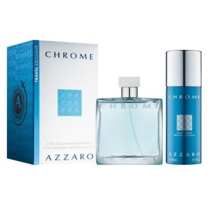 Set pentru bărbați Azzaro Chrome - Eau de Toilette 100 ml + Deodorant DEO 150 ml