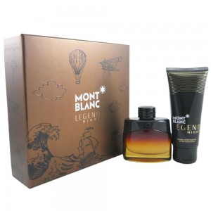 Set pentru bărbați Mont Blanc Legend Night - Eau de Parfum 50 ml + Balsam pentru bărbierit ASB 100 ml