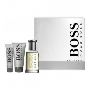 Set pentru bărbați Hugo Boss Boss Boss Bottled - Apă de toaletă 100 ml + Balsam după ras 75 ml + Gel de duș 50 ml Set pentru bărbați Hugo Boss Boss Boss Bottled - Apă de toaletă 100 ml + Balsam după ras 75 ml + Gel de duș 50 ml