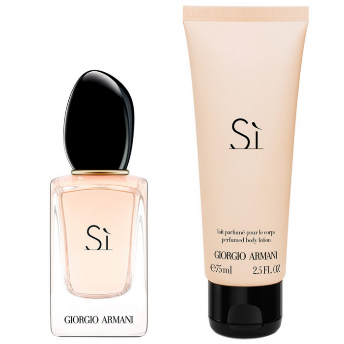 Set pentru femei Armani Si - Eau de Parfum 100 ml + Loțiune de corp 75 ml Set pentru femei Armani Si - Eau de Parfum 100 ml + Loțiune de corp 75 ml Parfumuri