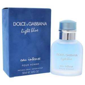 Dolce & Gabbana D&G Light Blue Eau Intense - Eau de Parfum pentru bărbați 50 ml