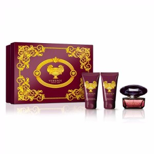 Set pentru femei Versace Crystal Noir - Eau de Toilette EDT 50 ml + Loțiune de corp 50 ml + Gel de duș 50 ml