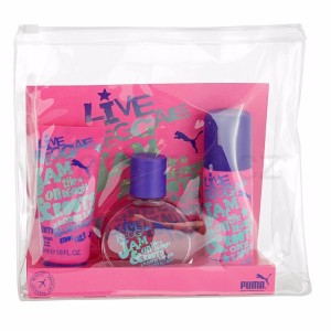 Puma Jam - Set Eau de Toilette + Deo - spray + gel de duș pentru femei + DEO + SG 40 + 50 + 50 ml.