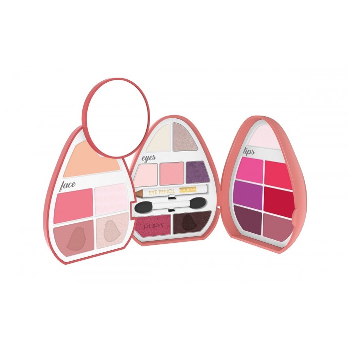 Палитра за грим Pupa Lovely Birds4 002, Розово Cosmetice
