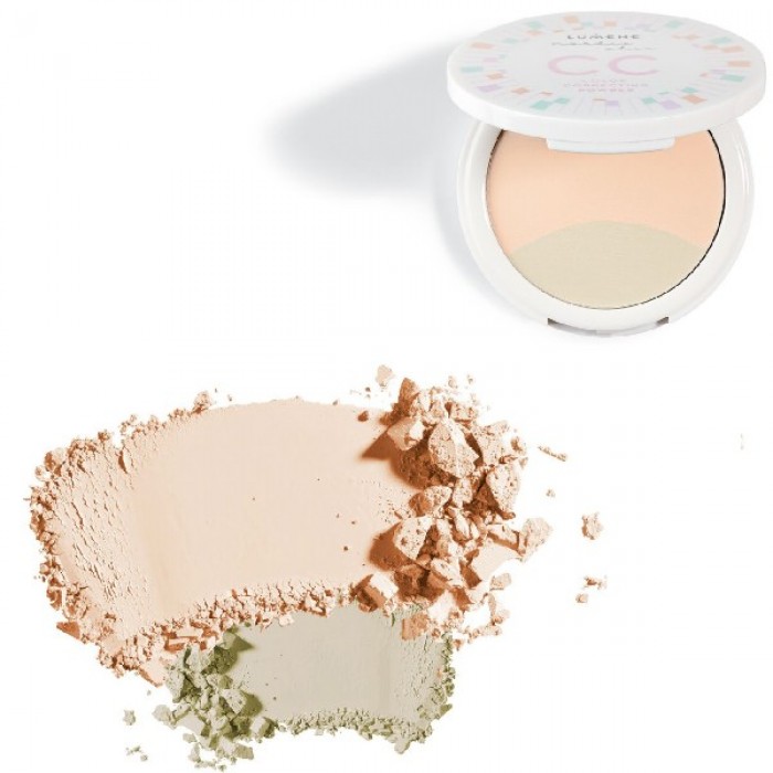 Пудра-коректор за лице 2в1 Lumene CC Correcting 3 Cosmetice