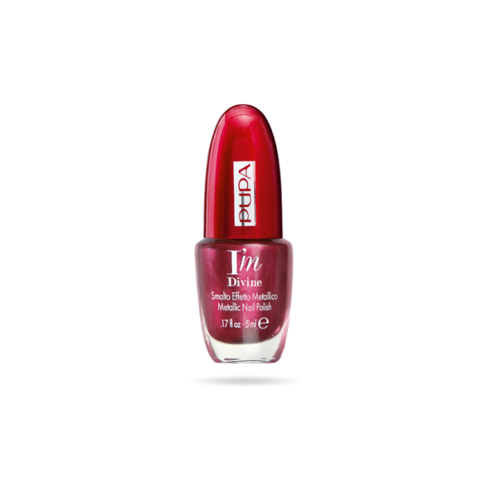 Лак за нокти PUPA Red Power I`m Divine 002, Celwestial Ruby Cosmetice