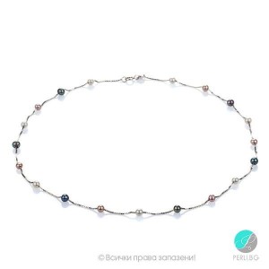 Ernestina - Colier din argint cu perle A 3 - 4 mm 15702