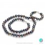 Ava - Colier și brățară din perle - set AA 7 - 8 mm 15657 Perle pentru ompletează