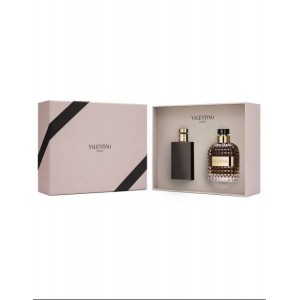 VALENTINO UOMO- Set pentru bărbați - Eau de Toilette 50 ml. + Gel de duș 100 ml.