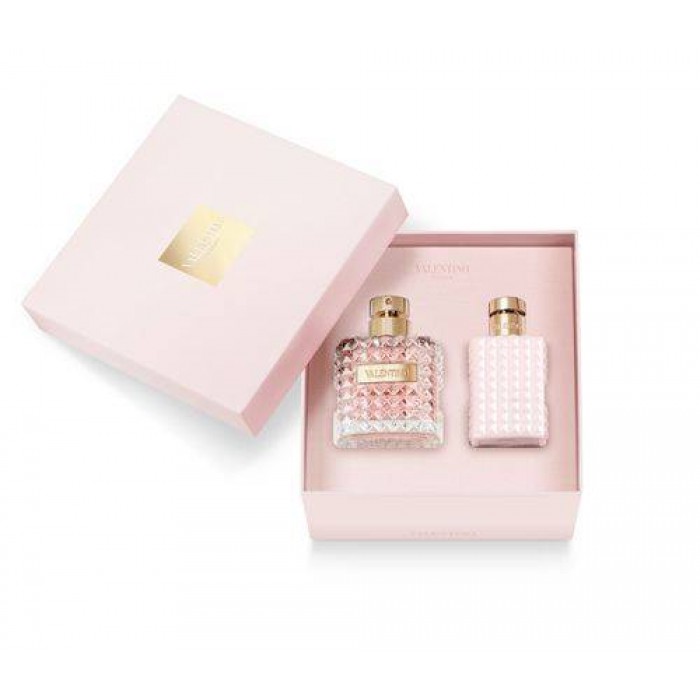 VALENTINO DONNA - Set pentru femei - Eau de Parfum 100 ml. + Loțiune de corp 100 ml. Parfumuri