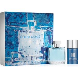 Set pentru bărbați Azzaro Chrome - Eau de Toilette 50 ml + Deo stick 75 g Set pentru bărbați Azzaro Chrome - Eau de Toilette 50 ml + Deo stick 75 g