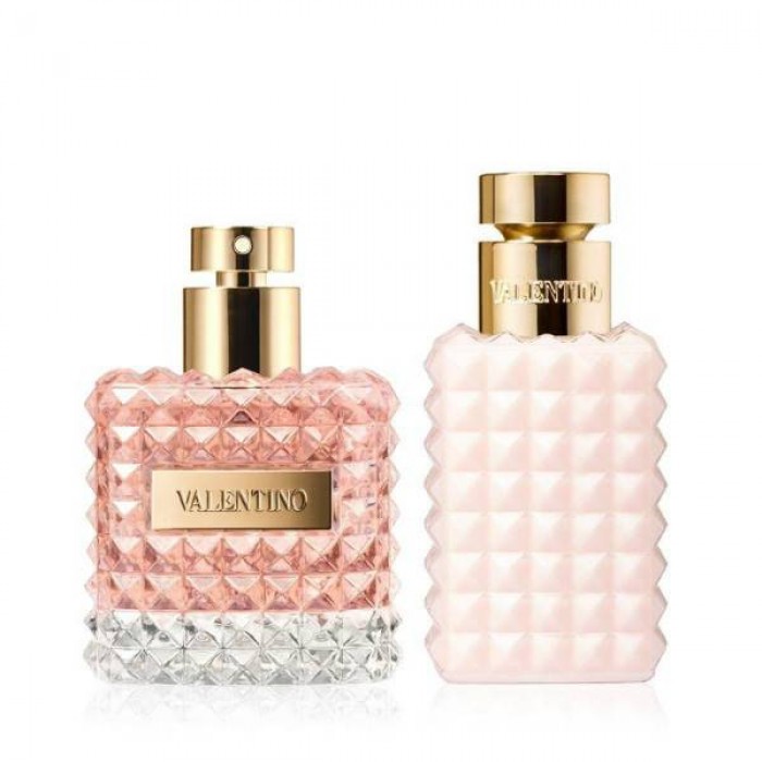 VALENTINO DONNA - Set pentru femei - Eau de Parfum 100 ml. + Loțiune de corp 100 ml. Parfumuri