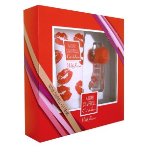 Naomi Campbell Cat Deluxe With Kisses - Set Eau de Toilette + Gel de duș pentru femei + SG 15 ml + 200 ml