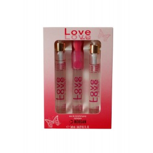 Morgan Love Love Love - Set Eau de Toilette + 2 rezerve pentru femei + 2 RECHARGES 8 ml