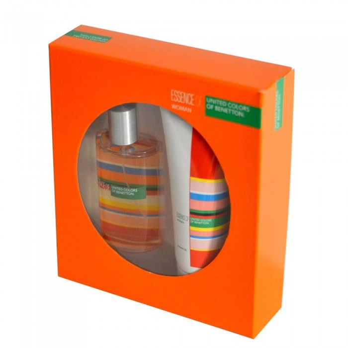 Benetton Essence Of Ucb set Eau de Toilette + Gel de duș pentru femei + SG 100 ml + 200 ml Parfumuri
