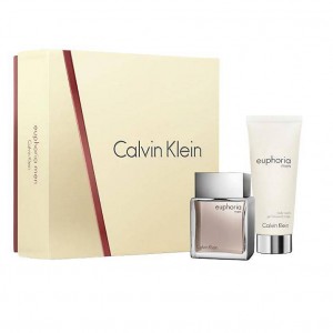 Calvin Klein Euphoria Set Eau de Toilette + Gel de duș pentru bărbați + SG 50 ml + 100 ml Calvin Klein Euphoria Set Eau de Toilette + Gel de duș pentru bărbați + SG 50 ml + 100 ml