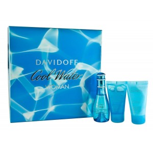 Set pentru femei Davidoff Cool Water - Apă de toaletă 50 ml + Loțiune de corp 50 ml + Gel de duș pentru femei 50 ml Set pentru femei Davidoff Cool Water - Apă de toaletă 50 ml + Loțiune de corp 50 ml + Gel de duș pentru femei 50 ml