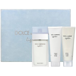 Set Dolce & Gabbana Light Blue Eau de Toilette + Loțiune de corp + Gel de duș pentru femei + BC + SG 50 ml + 50 ml + 50 ml + 50 ml Set Dolce & Gabbana Light Blue Eau de Toilette + Loțiune de corp + Gel de duș pentru femei + BC + SG 50 ml + 50 ml + 50 ml + 50 ml